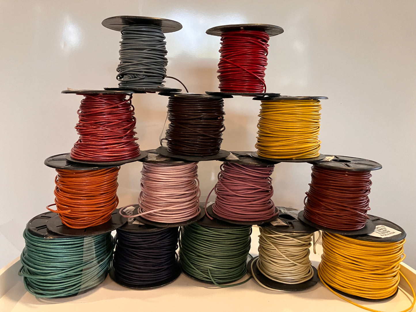 1.5mm Round Leather Cord (bulk lot)