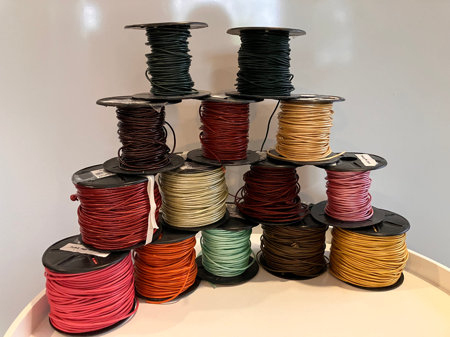 1.5mm Round Leather Cord (bulk lot)