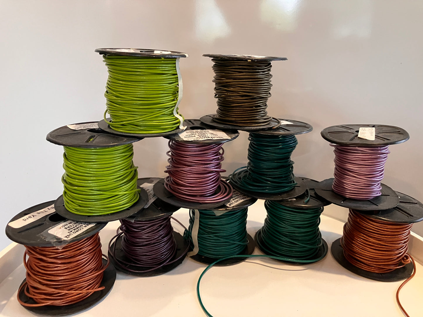 1.5mm Round Leather Cord (bulk lot)