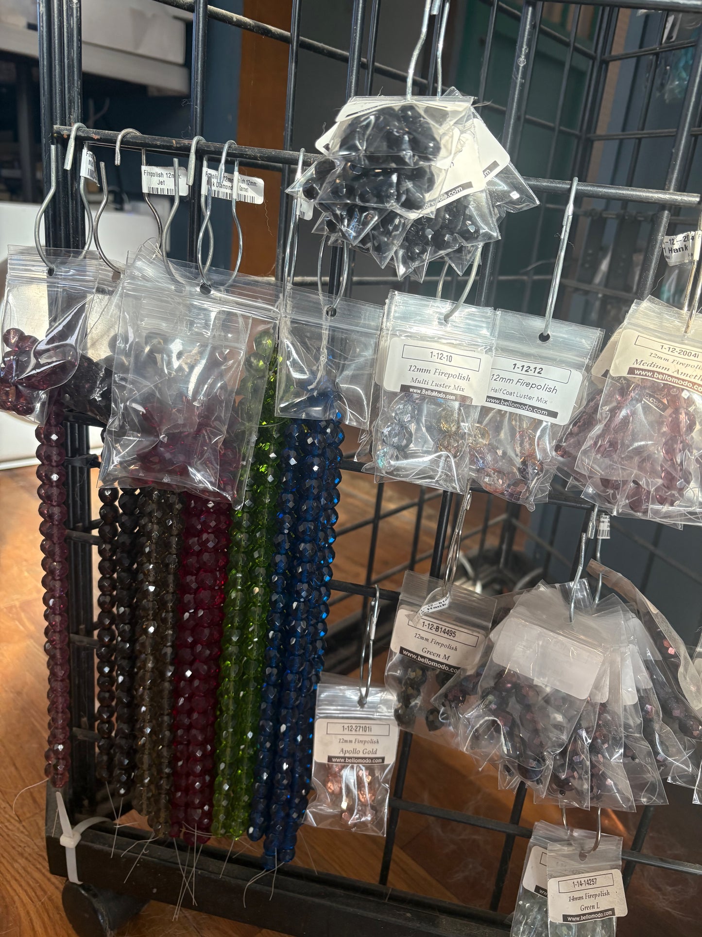 10mm, 12mm & 14mm Firepolish Beads (bulk lot)