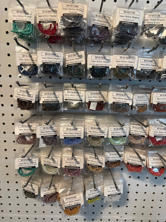 3mm Melon Rounds (bulk lot)