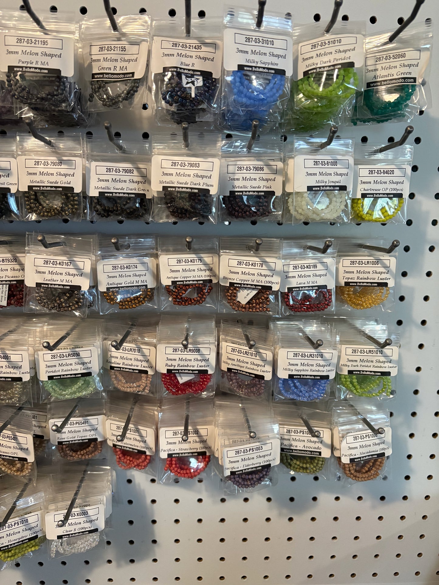 3mm Melon Rounds (bulk lot)