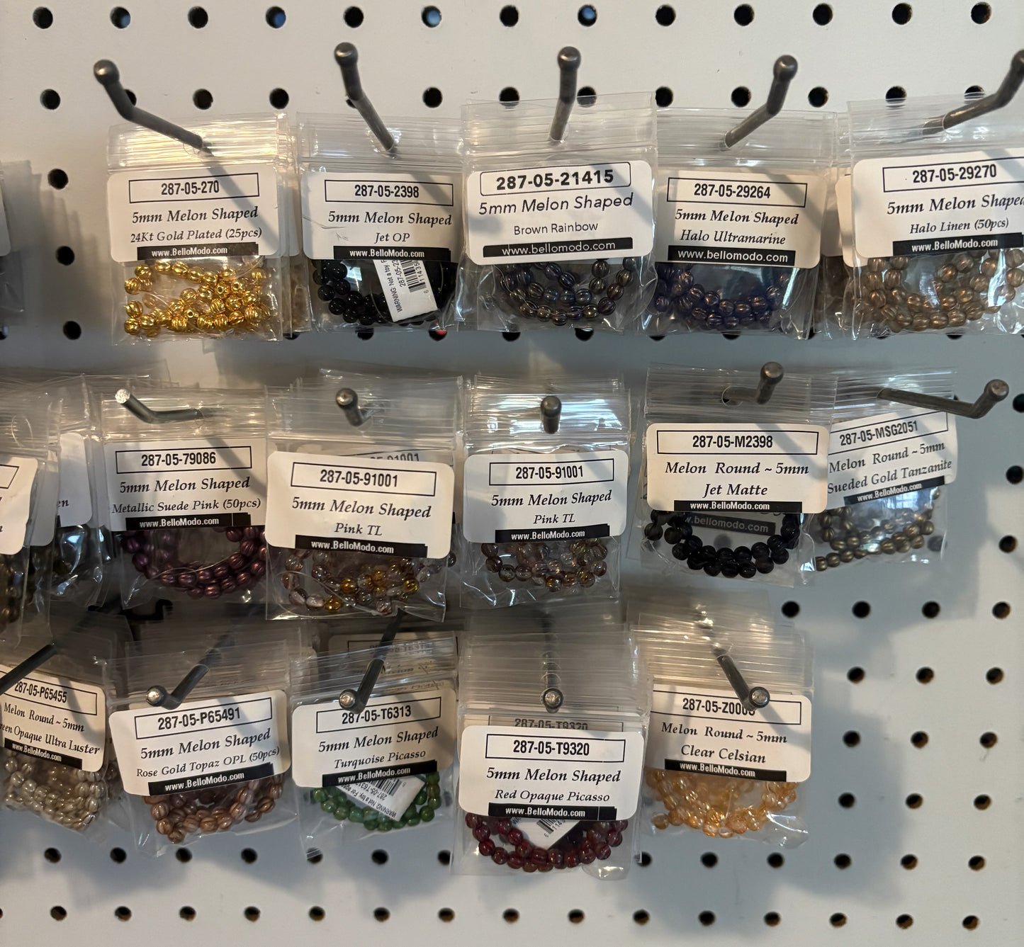 4mm & 5mm Melon Rounds (bulk lot)