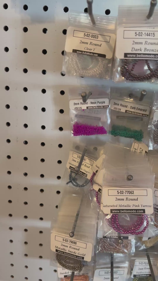 2mm Round Beads (bulk lot)