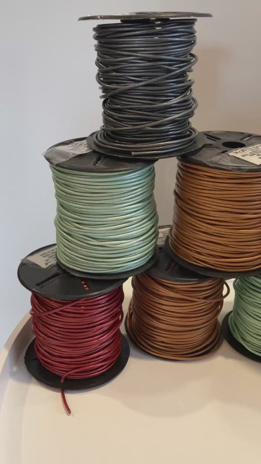 2mm Round Leather Cord (bulk lot)